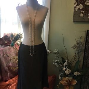 Vintage Tahari metallic business skirt